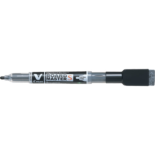 Marqueur effaçable &agrave; sec Vboard Master S avec efface, Bleu, Pointe Fin Solutions industrielles ALPHA