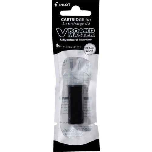 Recharge pour marqueur effaçable &agrave; sec Vboard Master, Noir Solutions industrielles ALPHA