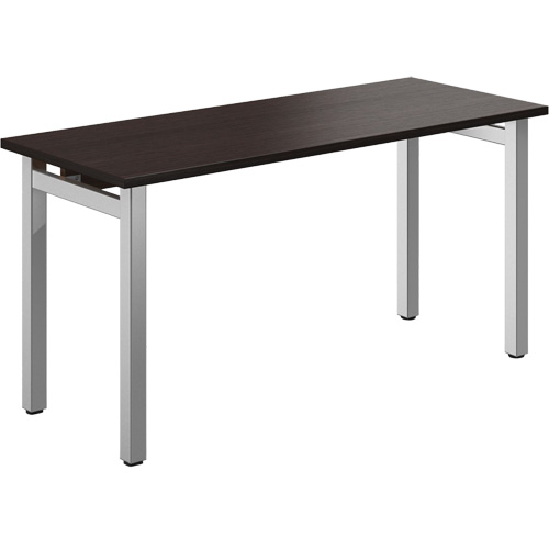 Table bureau Newland, 29-7/10" lo x 60" la x 29-3/5" h, Brun fonc&eacute; Solutions industrielles ALPHA