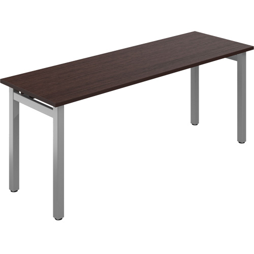 Table bureau Newland, 29-7/10" lo x 72" la x 29-3/5" h, Brun fonc&eacute; Solutions industrielles ALPHA