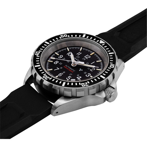 Large Diver's Automatic Watch, Digital, Battery Operated, 41 mm, Black Solutions industrielles ALPHA