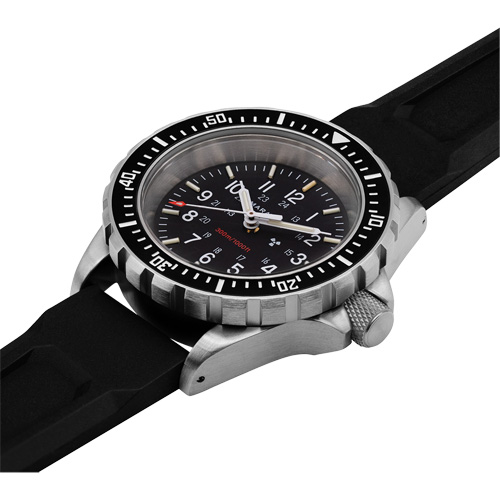 Large Diver's Quartz Watch, Digital, Battery Operated, 41 mm, Black Solutions industrielles ALPHA