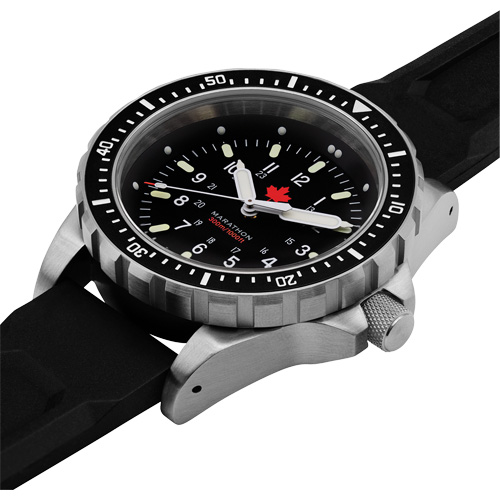 Red Maple Jumbo Diver's Quartz Watch, Digital, Battery Operated, 46 mm, Black Solutions industrielles ALPHA