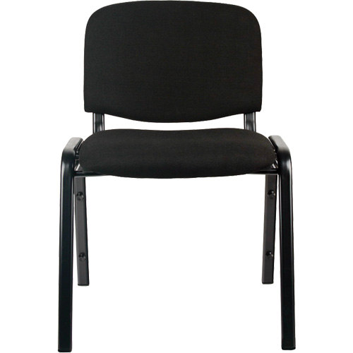 Chaises empilables, Tissu, Hauteur 32", Capacit&eacute; 250 lb, Noir Solutions industrielles ALPHA