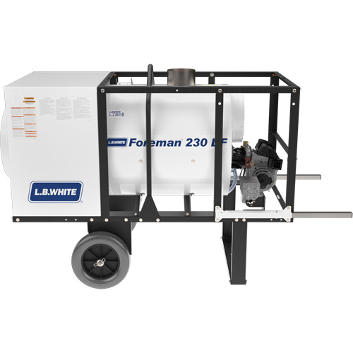 Foreman&reg; 230 Indirect-fired Portable Heater, Radiant Heat, Natural Gas, 230000 BTU/H Solutions industrielles ALPHA