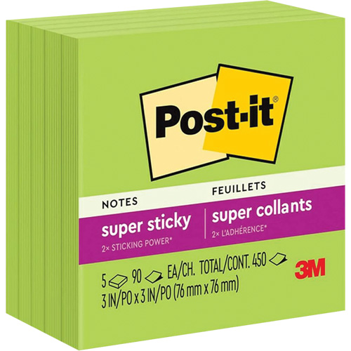Super blocs-notes autocollantes Post-it Solutions industrielles ALPHA