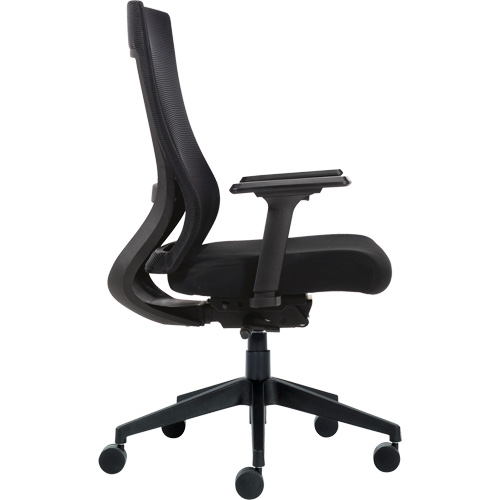 High-Back Weight-Sensing Synchro-Tilter, Mesh, Black Solutions industrielles ALPHA