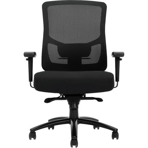 Raven 400 High-Back Heavy-Duty Synchro-Tilter, Mesh, Black, 400 lbs. Capacity Solutions industrielles ALPHA