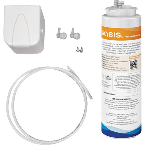 Trousse de filtre universel Versafilter III, Utilize avec Abreuvoirs OASIS/Remplisseurs de bouteille OASIS Solutions industrielles ALPHA