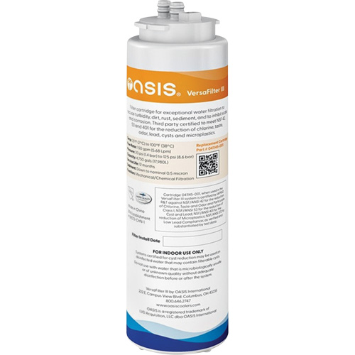 Replacement Cartridge, For Versafilter III Filter Solutions industrielles ALPHA
