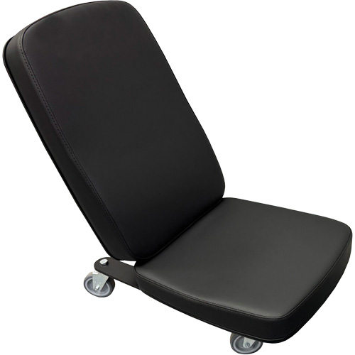 FLEX Mini Industrial Chair, Vinyl, Black, 280 lbs. Capacity Solutions industrielles ALPHA
