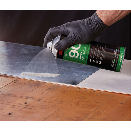 Adh&eacute;sif ultrar&eacute;sistant 90, Transparent, Canette a&eacute;rosol Solutions industrielles ALPHA