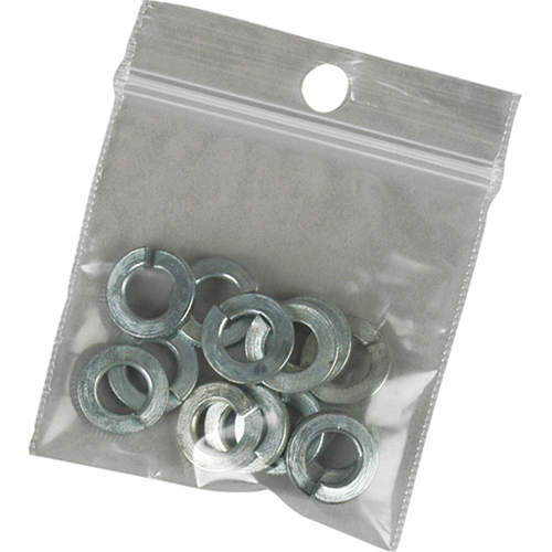 Poly Bags, Reclosable, 9" x 6", 4 mils Solutions industrielles ALPHA
