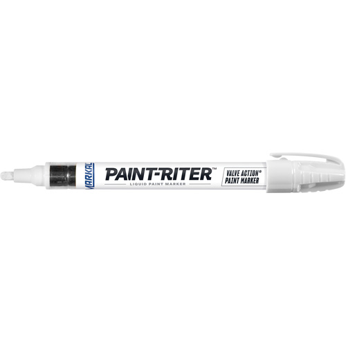 Marqueur &agrave; peinture Paint-Riter Valve Action, Liquide, Blanc Solutions industrielles ALPHA