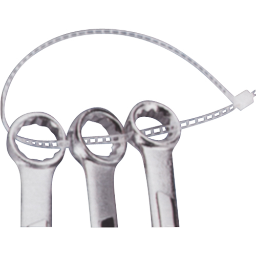 Ladder Ties, 7" Long, 40 lbs. Tensile Strength, Natural Solutions industrielles ALPHA