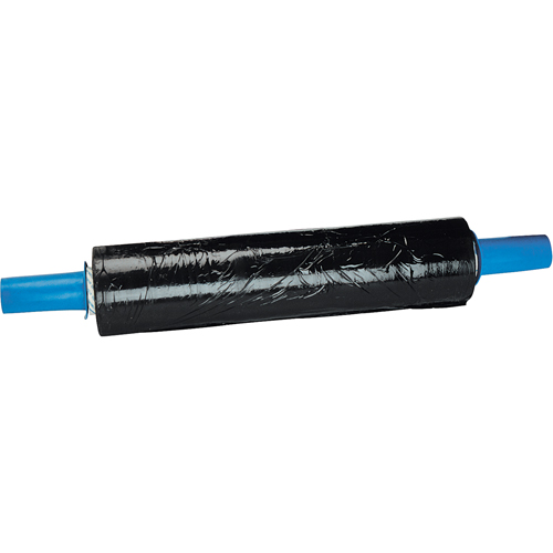 Stretch Wrap, 80 Gauge (20.3 micrometers), 18" x 1000', Opaque Black Solutions industrielles ALPHA