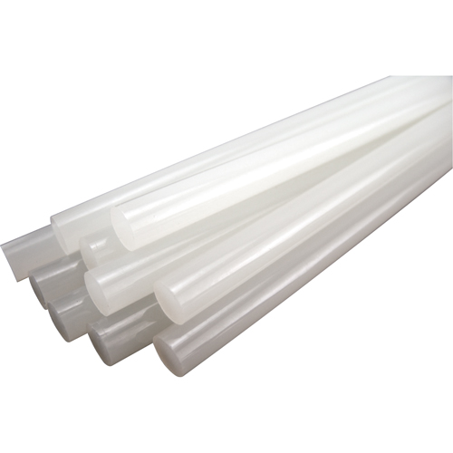 B&acirc;ton de colle, 7/16" dia x 10" lo, Transparent Solutions industrielles ALPHA
