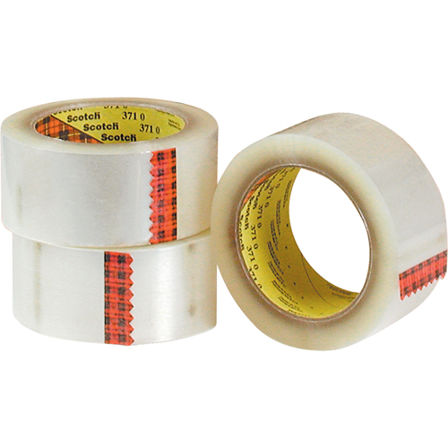 Ruban d'emballage Scotch 375, Adh&eacute;sif Thermofusible, 3,2 mils, 48 mm (1-22/25") x 50 m (164') Solutions industrielles ALPHA