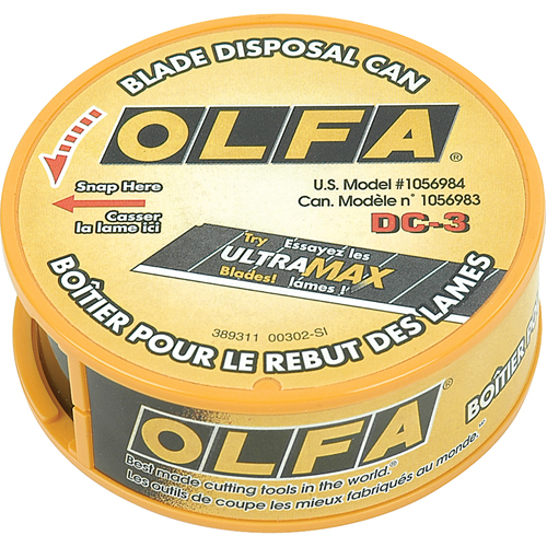 Boîte jetable pour lames usag&eacute;es Solutions industrielles ALPHA