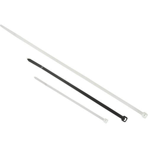 Contractor-grade Cable Ties, 24" Long, 175LBS Tensile Strength, Natural Solutions industrielles ALPHA
