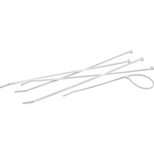 Cable Ties, 4" Long, 18 lbs. Tensile Strength, Natural Solutions industrielles ALPHA