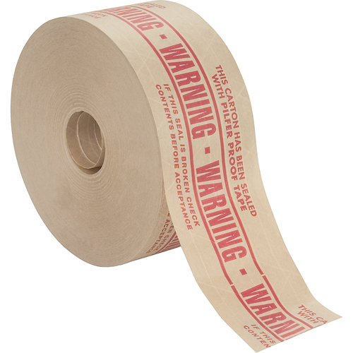 Rubans gommes pr&eacute;-imprim&eacute;s, 72 mm (2-4/5") x 137 m (449,475'), Kraft Solutions industrielles ALPHA