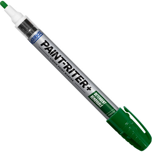 Paint-Riter&reg;+ Detergent Removable Paint Marker, Liquid, Green Solutions industrielles ALPHA