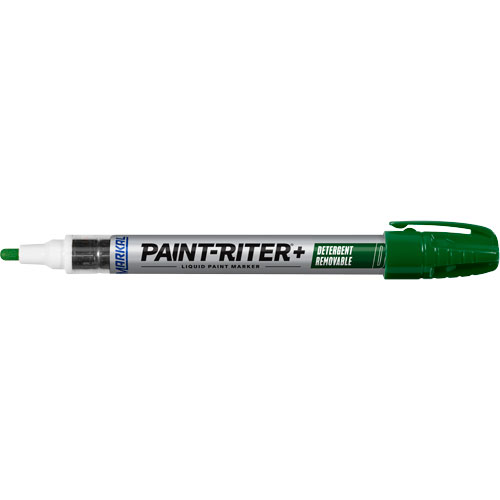 Paint-Riter&reg;+ Detergent Removable Paint Marker, Liquid, Green Solutions industrielles ALPHA