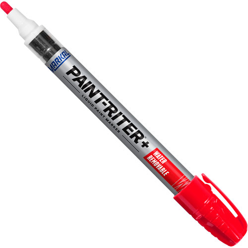 Paint-Riter&reg;+ Water Removable Paint Marker, Liquid, Red Solutions industrielles ALPHA