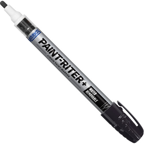 Paint-Riter&reg;+ Water Removable Paint Marker, Liquid, Black Solutions industrielles ALPHA