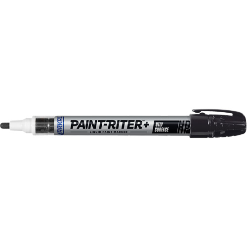 Paint-Riter&reg; + Oily Surface Marker, Liquid, Black Solutions industrielles ALPHA