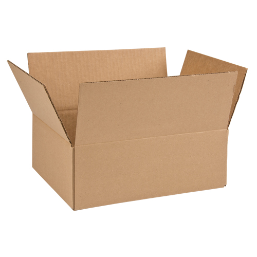 Corrugated Box, 12" L x 9" W x 4" H, Flute C Solutions industrielles ALPHA