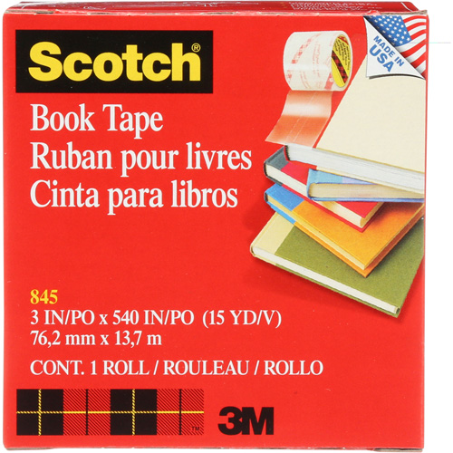 Ruban pour la r&eacute;paration de livres Scotch Solutions industrielles ALPHA