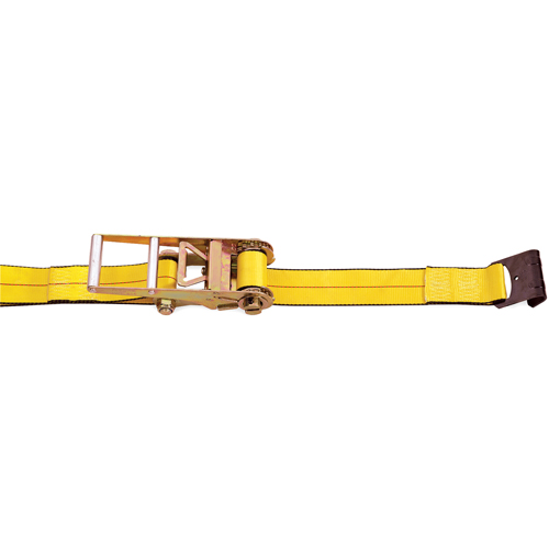 Ratchet Straps, Flat Hook, 3" W x 30' L, 5400 lbs. (2450 kg) Working Load Limit Solutions industrielles ALPHA