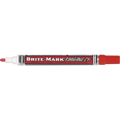 Brite-Mark&reg; RoughNeck Marker, Liquid, Red Solutions industrielles ALPHA