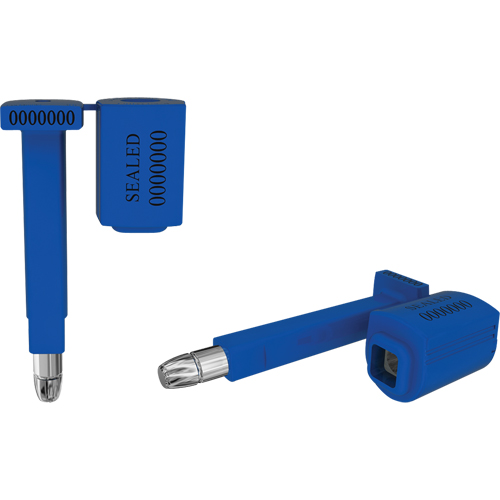 Scell&eacute;s de haute s&eacute;curit&eacute; Locktainer, 3-1/4", M&eacute;tal, Scell&eacute; &agrave; boulon Solutions industrielles ALPHA