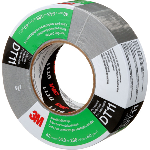 Ruban adh&eacute;sif robuste DT11, 11 mils, Argent, 48 mm (2") x 55 m (180') Solutions industrielles ALPHA