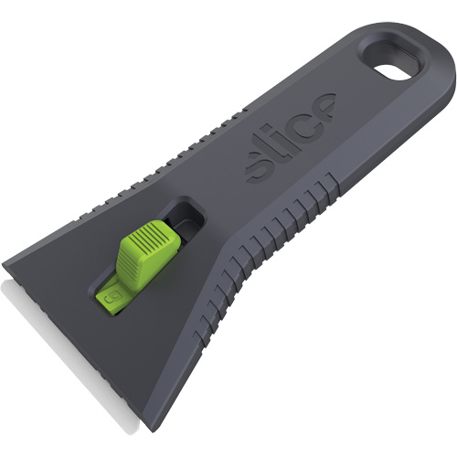 Slice Racloir utilitaire auto-r&eacute;tractable, Lame C&eacute;ramique, Largeur 65 mm, Manche Nylon Solutions industrielles ALPHA