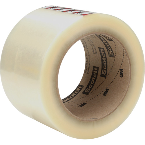 Ruban d'emballage Scotch 371, Adh&eacute;sif Caoutchouc, 1,2 mil, 72 mm (2-4/5") x 100 m (328') Solutions industrielles ALPHA