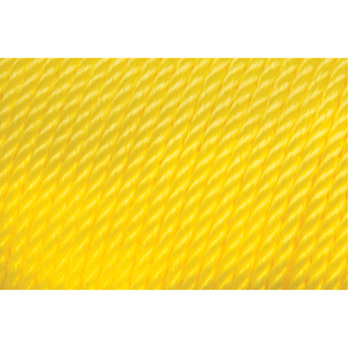 Corde jaune tress&eacute;e 1/4", Polypropyl&egrave;ne, 1300' Solutions industrielles ALPHA