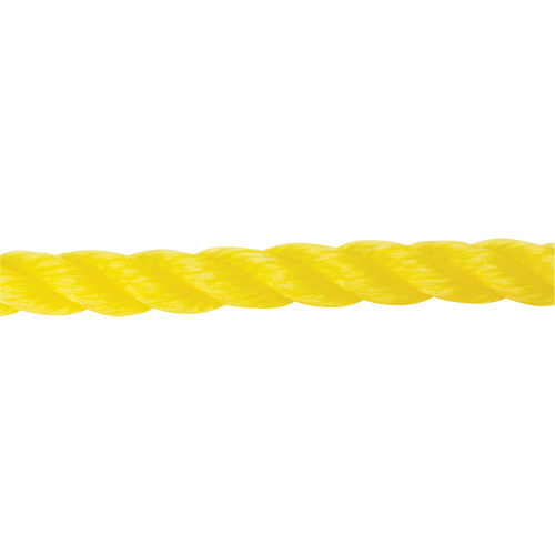 Corde jaune tress&eacute;e 5/8", Polypropyl&egrave;ne, 200' Solutions industrielles ALPHA