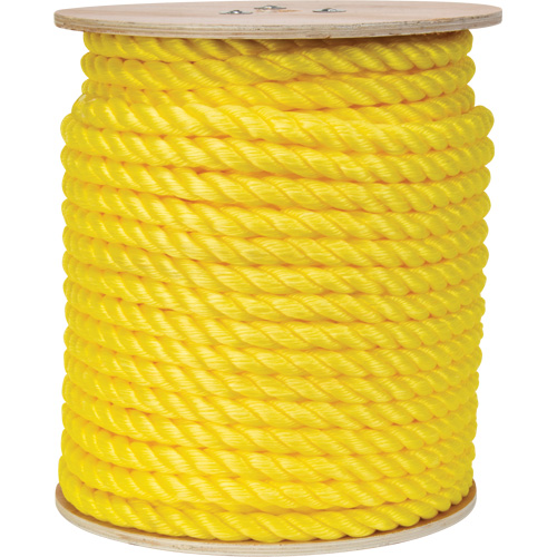 Braided Yellow Rope, Polypropylene, 300' Solutions industrielles ALPHA