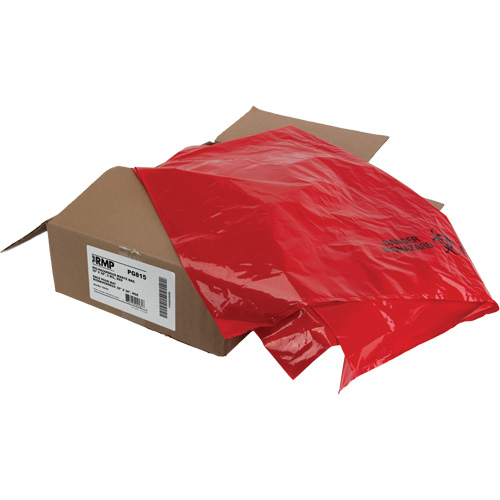 Sacs &agrave; d&eacute;chets, Biorisque, 38" lo x 30" la, 2 mils Solutions industrielles ALPHA