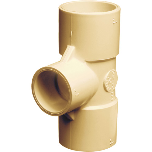 Flowguard Gold&reg; Tee Fitting, Reducing, CPVC, 3/4" x 1/2" x 1/2" Solutions industrielles ALPHA