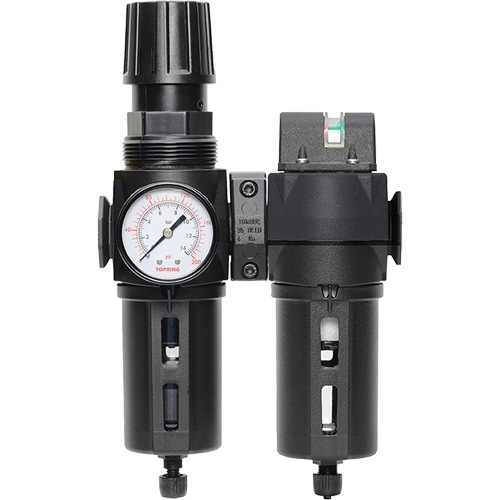 Filtre/r&eacute;gulateur + filtre coalescent drain manuel avec bol standard Modulair 300, 1/4" NPT, 150 psi, Capacit&eacute; de 5,1 oz liq. Solutions industrielles ALPHA
