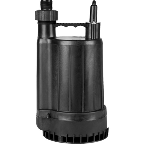 Pompe utilitaire en thermoplastique, 115 V, 2200 gal/h, 1/4 CV Solutions industrielles ALPHA