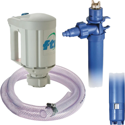 PFM-40 Drum Pump Kit with M3V Motor, Polypropylene/PVDF/Stainless Steel Solutions industrielles ALPHA