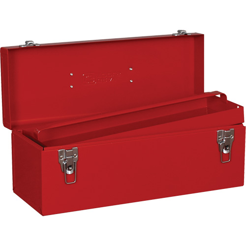 Tool Box, 7-1/8" D x 19" W x 7-1/2" H, Red Solutions industrielles ALPHA