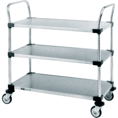 Chariots utilitaires pour service r&eacute;gulier, 3 Tiers, 24" la x 39" h x 24" p, Capacit&eacute; 500 lb Solutions industrielles ALPHA