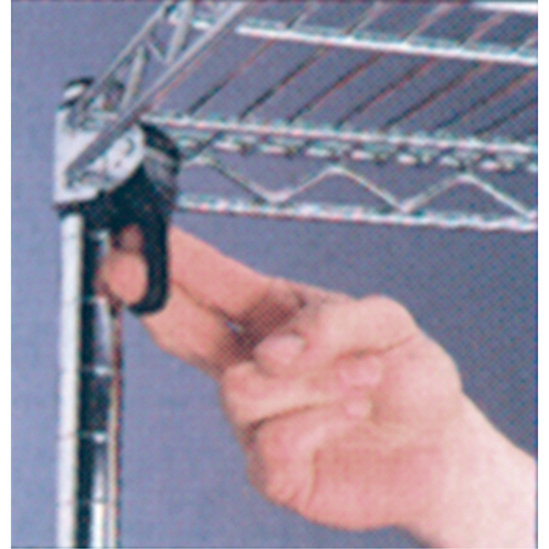 ETAGERE,4 TABL18X36X63,CHROME,800LB/TABL., Tiers 4, 36" la x 63" h x 18" p Solutions industrielles ALPHA